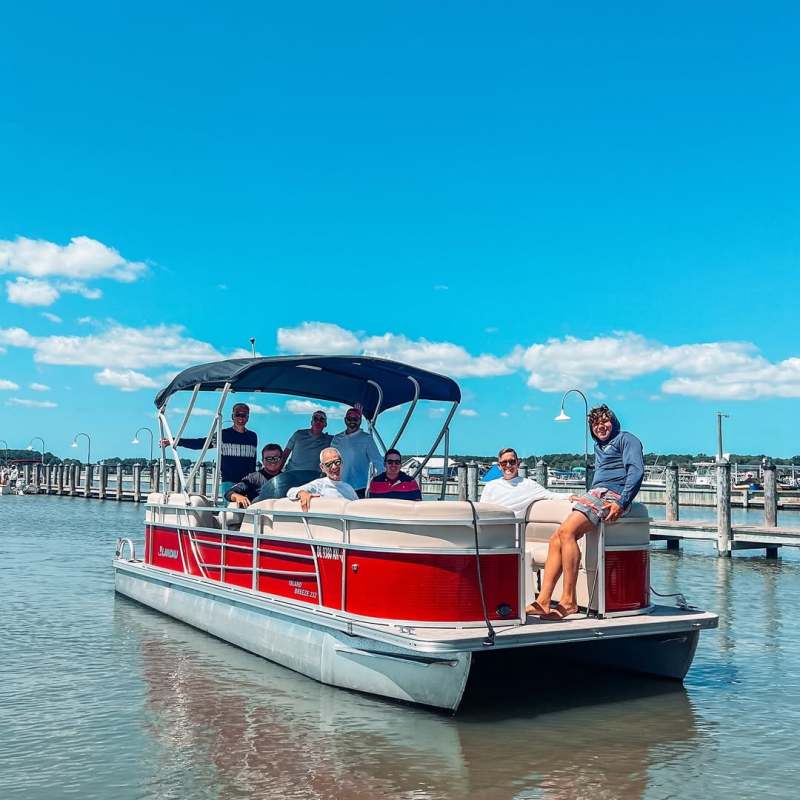 Pontoon Boat Rental Landau Dewey Beach Watersports