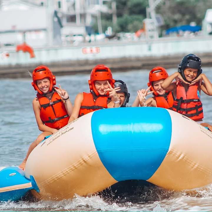 Dewey Beach Watersports activity for kids banana boat ride